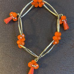 Orange Elastic Bracelet