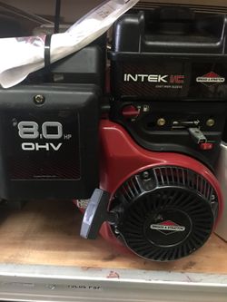 8.0 HP INTEK PRO ENGINE BRIGGS & STRATTON new 550.00