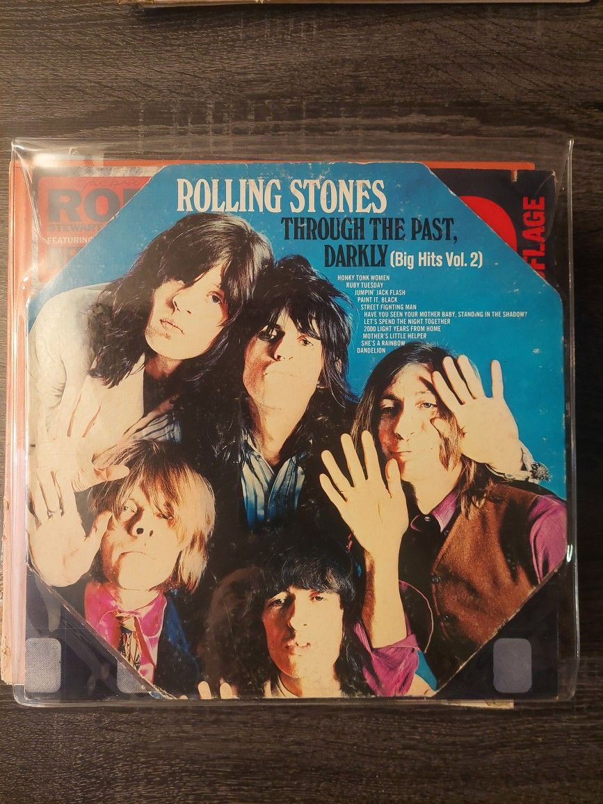 Vinyl Record LP Album Rolling Stones Through The Past Hits