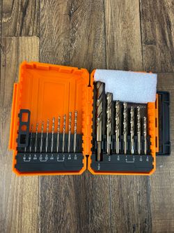 STROTON Cobalt Drill Bit Set (1/16"-1/2", 17PCS), M35 HSS Heavy Duty Drill Bits for Stainless Steel and Hard Metal