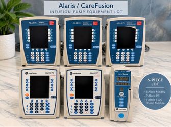 **Alaris / CareFusion IV Infusion Pump Equipment – 6-Piece Medical Equipment Lot**