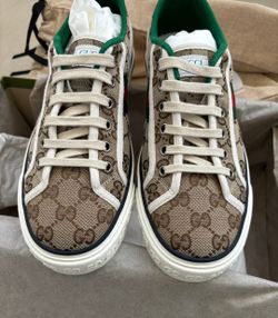 Gucc*canvas shoes