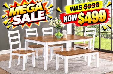 6 PC DINING TABLE