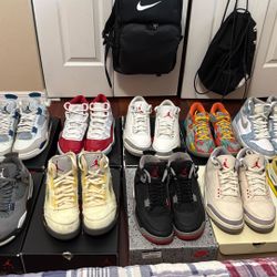 USED SNEAKERS SIZE 10.5-11 KOBES JORDANS NIKES