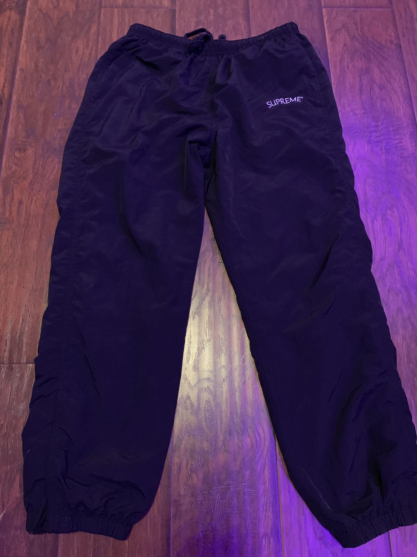 Black Supreme Arc Track Pants