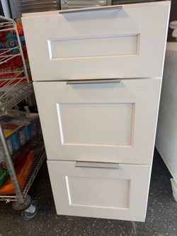 White solid wood cabinet Never installed