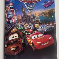 Original Cars 2 Poster Set Disney Pixar Rare Limited Edition 14x10” Posters + folder cover (14.5x31”)