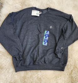Vintage 90s Starter Crewneck, Starter Brand New Grey