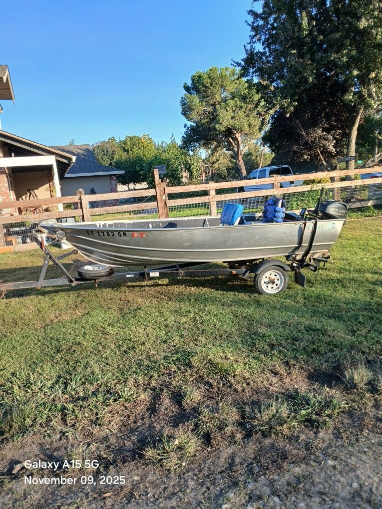 14 Ft. Alum. Boats, 20 hp. Murcury Outboard