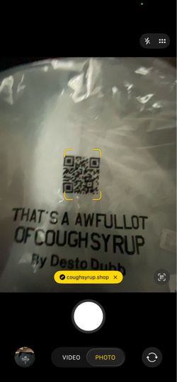 Awful lot of cough syrup tee