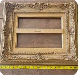 Over wood pitcher frame Gold ornate