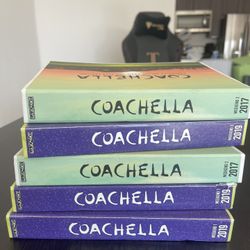 Coachella boxes and Stickers (no Tickets)