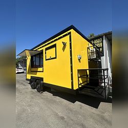 2025 NURMAN 8X16 KLC FOOD TRUCK TRAILER YELLOW