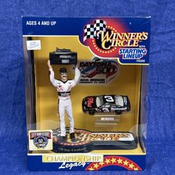Dale Earnhardt Sr. Winner’s Circle NASCAR Action Figure 1/64 1998 Daytona 500 NIB