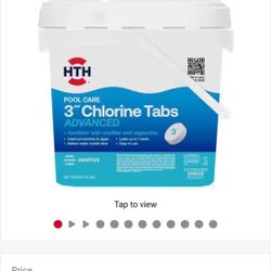25LB BUCKET 3IN CHLORINE TABLETS UNOPENED!!