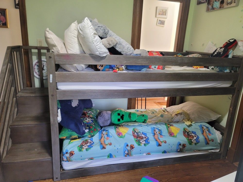 Low Twin Bunk Beds