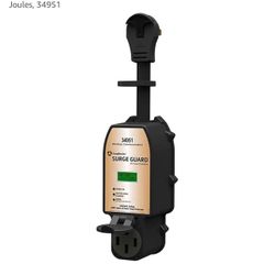 50 Amp Portable RV Surge Protector,