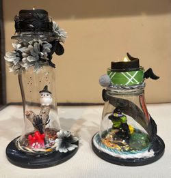 Halloween Snow Globe with Candle SALE