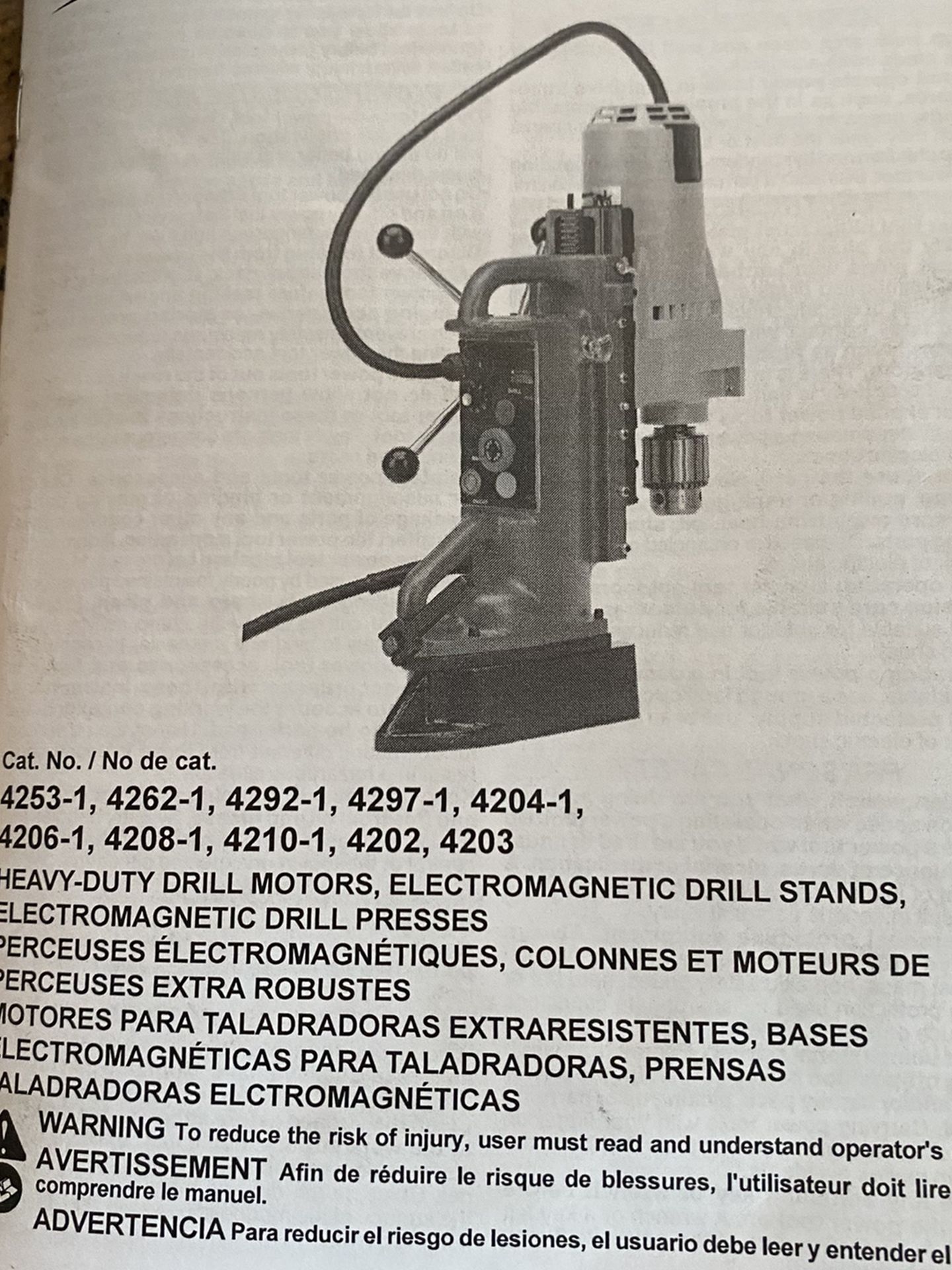 Heavy Duty Drill Motor, Electromagnetic Drill Presses