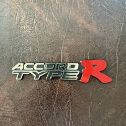 Accord Type R Emblem 