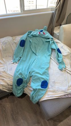 Halloween Costume Bulbasaur Adult Size Onesie