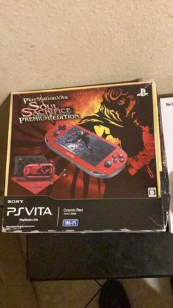 -Ultra Extremely Rare Soul Sacrifice PS Vita Oled Filled with Games-