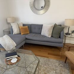 West Elm Sectional - Chaise Reversible