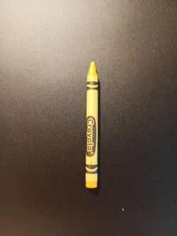 Crayola Yellow Crayon dandelion