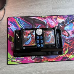 Mega Charizard UPC Play Mat, Dice, Deck Box & Coin Pokemon TCG Accessories -