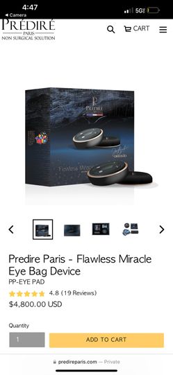 Prédiré Paris Flawless Miracle Eye Bag Device