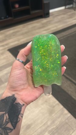 Green popsicle squishy