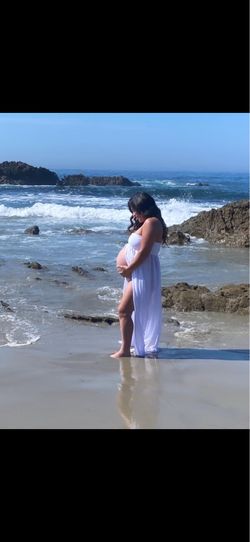 Maternity photo shoot dress