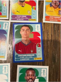 Blue border panini Ronaldo 2026