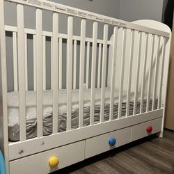 Ikea Crib With Mattress 