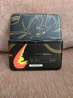 Black Pokemon Charizard Nintendo 3DS  XL - 64gb SD - CFW