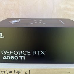 4060 Ti Founders Edition Nvidia Graphics Card