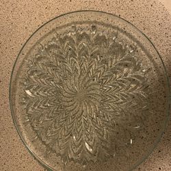Vintage Glass Platter