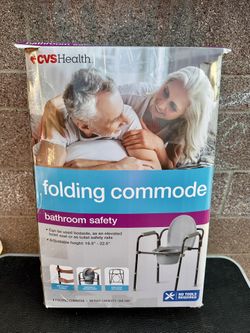 Folding Commode Bathroom Safety.