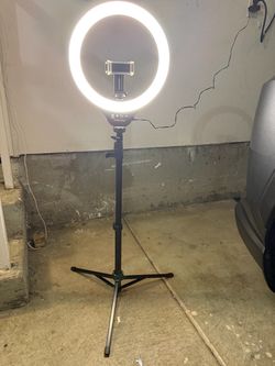 LED Ring Light with Tripod Stand and Phone Holder