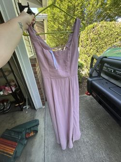 David’s Bridal Dusty Mauve Bridesmaid Dress
