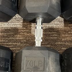 70lb Single Dumbbell