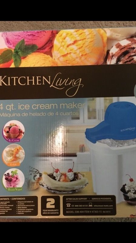 NIB ice cream maker