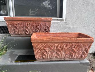 Viva Italy!!!!  Italian clay pots 2 for $50