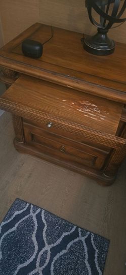 2 Wood Side Tables
