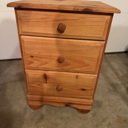 Three Drawer Nightstand