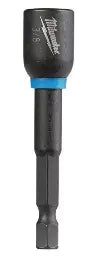 MILWAUKEE - SHOCKWAVE Impact Duty 3/8 in. x 2-9/16 in. Alloy Steel Magnetic Nut Driver (1-Pack)