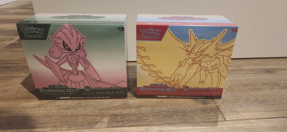 Pokemon Center Exclusive Paradox Rift ETBs