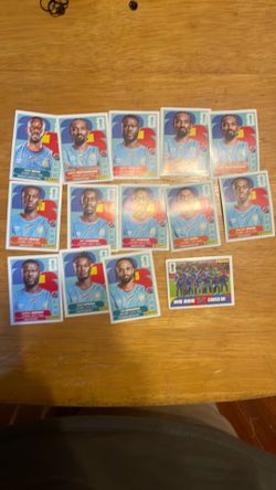 DR Congo panini sticker team