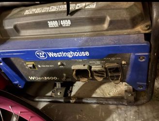 Westinghouse 4650 Peak Watt Portable Gas Powered Generator