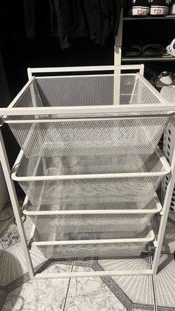 Ikea Jonaxel white 4 tier drawer
